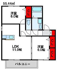 物件の間取り