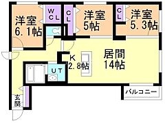 物件の間取り