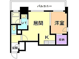 S-FORT豊平三条 1LDKの間取図画像