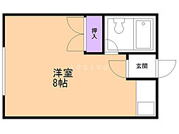 森ビル ワンルームの間取図画像