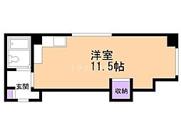 メゾン・ド・ノール ワンルームの間取図画像