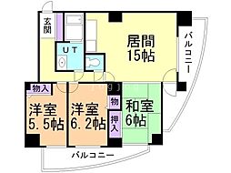 間取図画像 3LDK