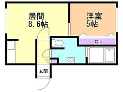 間取図画像 1LDK