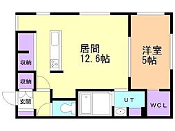 間取図画像 1LDK