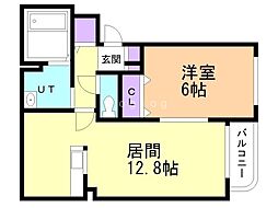 間取図画像 1LDK