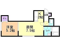 間取図画像 1LDK