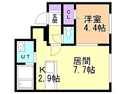 間取図画像 1LDK