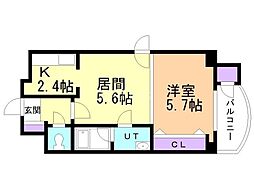 間取図画像 1LDK