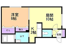 間取図画像 1LDK