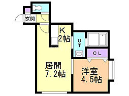 間取図画像 1LDK
