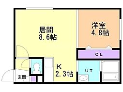 間取図画像 1LDK
