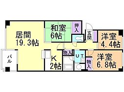 びなす・25 3LDKの間取図画像