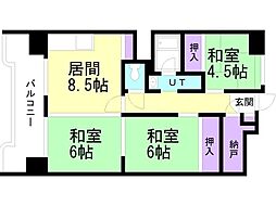 間取図画像 3DK