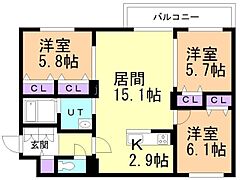 物件の間取り