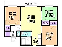 物件の間取り