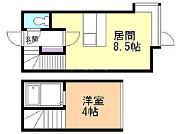コンフォートM 1LDKの間取図画像