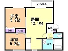 物件の間取り
