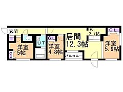 物件の間取り