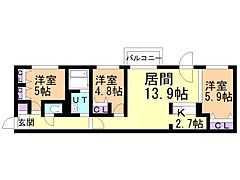 物件の間取り