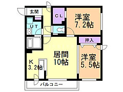 物件の間取り