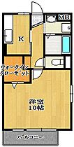 K SシャンブルVI  ｜ 千葉県船橋市北本町1丁目（賃貸アパート1K・1階・33.39㎡） その2