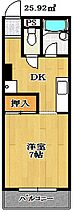 メゾン秀芳  ｜ 千葉県船橋市本町6丁目（賃貸マンション1DK・5階・25.92㎡） その2