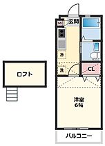 ロワール本中山2  ｜ 千葉県船橋市本中山4丁目（賃貸アパート1K・2階・26.02㎡） その2