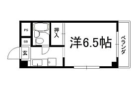 ぱんぷきん 202 ｜ 京都府京都市上京区姥ケ東西町（賃貸マンション1R・2階・18.90㎡） その2