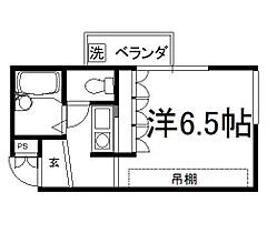 エレガンス御所北 203 ｜ 京都府京都市上京区北横町（賃貸マンション1R・2階・22.00㎡） その2