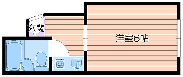 OLA COURT西田辺（チュリス西田辺） ｜大阪府大阪市阿倍野区阪南町5丁目(賃貸マンション1K・4階・16.00㎡)の写真 その2