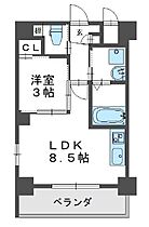 大阪府大阪市住吉区清水丘3丁目（賃貸マンション1LDK・3階・30.03㎡） その2