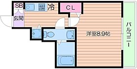 大阪府大阪市東住吉区杭全1丁目（賃貸マンション1K・3階・26.82㎡） その2