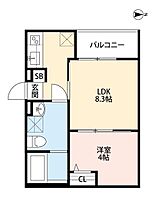 大阪府大阪市東住吉区西今川1丁目（賃貸アパート1LDK・2階・29.71㎡） その2