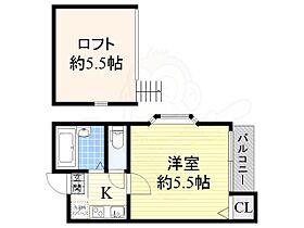 アゼリア箱崎B  ｜ 福岡県福岡市東区箱崎２丁目（賃貸アパート1K・2階・16.13㎡） その2