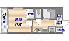 福岡県福岡市中央区黒門5番25号（賃貸マンション1K・4階・24.75㎡） その2