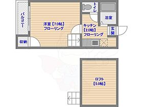 プランドール吉塚  ｜ 福岡県福岡市東区馬出６丁目（賃貸アパート1K・2階・17.00㎡） その2