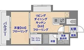 アソシアグロッツォ博多 606 ｜ 福岡県福岡市博多区美野島２丁目（賃貸マンション1LDK・6階・33.55㎡） その2