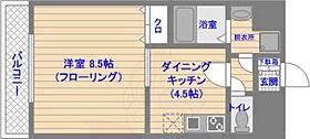 福岡県福岡市中央区港１丁目（賃貸マンション1DK・3階・32.17㎡） その2