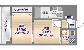 福岡県福岡市中央区警固１丁目（賃貸マンション2K・3階・25.20㎡） その2