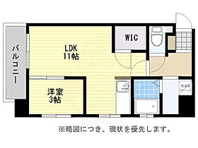 福岡県福岡市中央区赤坂１丁目（賃貸マンション1LDK・4階・34.95㎡） その2