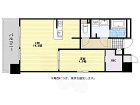 アソシアグロッツォタイムズスイート博多  ｜ 福岡県福岡市博多区博多駅南３丁目（賃貸マンション1LDK・8階・46.41㎡） その2