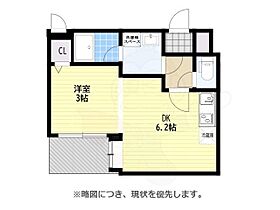 福岡県福岡市中央区薬院１丁目（賃貸マンション1DK・3階・24.13㎡） その2