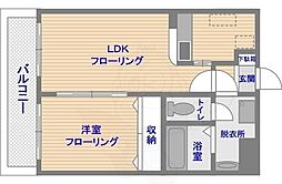 ガーデンさくら 1LDKの間取図画像