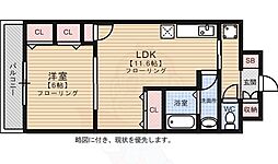 エスパンドーレ川上 1LDKの間取図画像