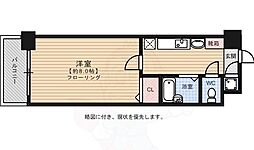 エンクレスト赤坂壱番館 1Kの間取図画像