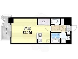 ロイヤル博多駅前 ワンルームの間取図画像