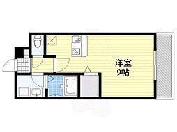 トラストレジデンス博多駅南 ワンルームの間取図画像