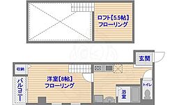 イル・グラッツィア博多駅前1 1Kの間取図画像