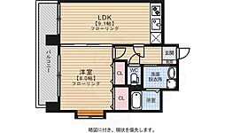 高口箔屋ビル 1LDKの間取図画像