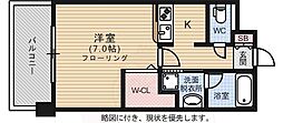 エンクレストGRAN博多駅前 1Kの間取図画像